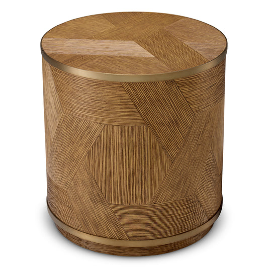 Caramel Oak Side Table Velutto | Cabothousefurniture.com