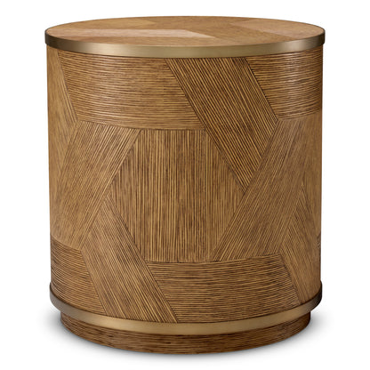 Caramel Oak Side Table Velutto | Cabothousefurniture.com