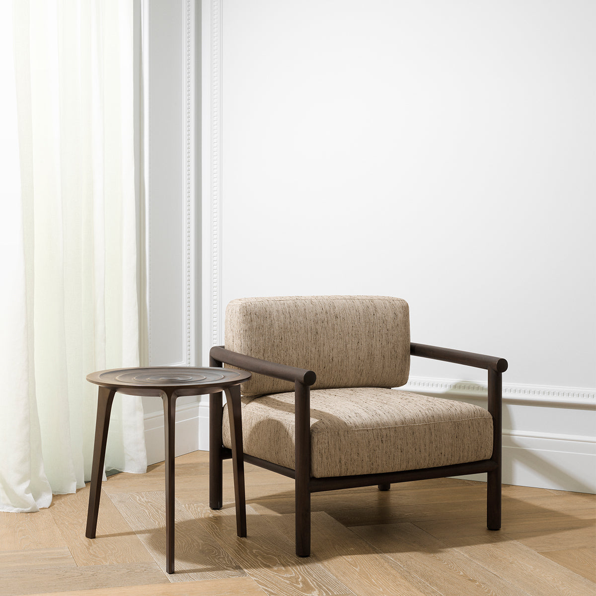 Bronze Cast Side Table Granito | Cabothousefurniture.com