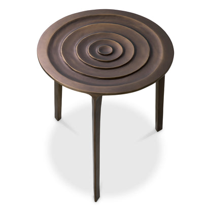 Bronze Cast Side Table Granito | Cabothousefurniture.com