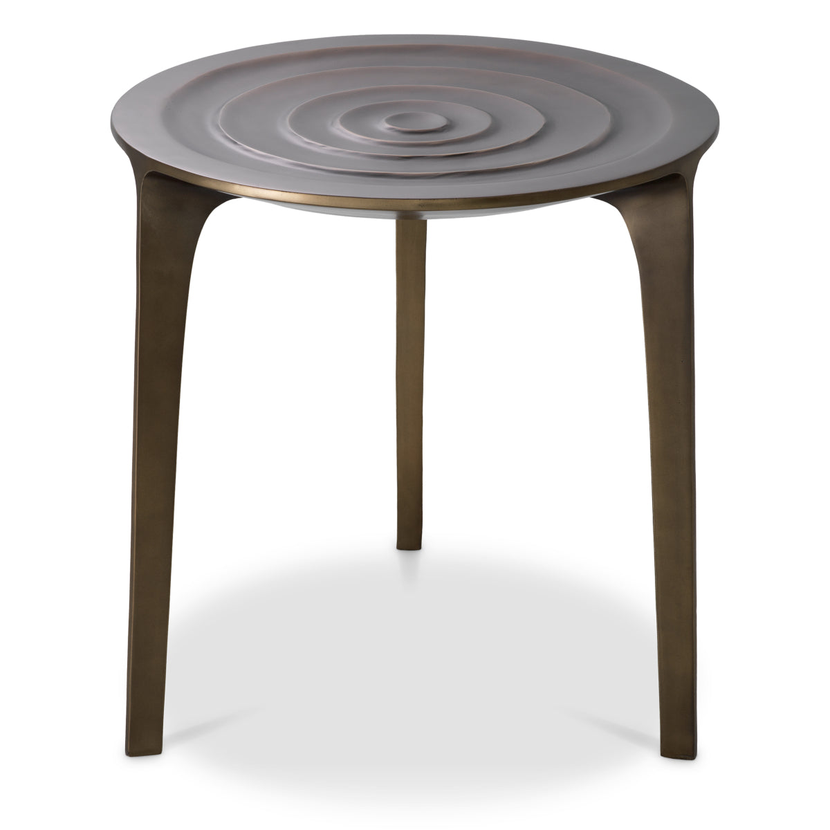 Bronze Cast Side Table Granito | Cabothousefurniture.com