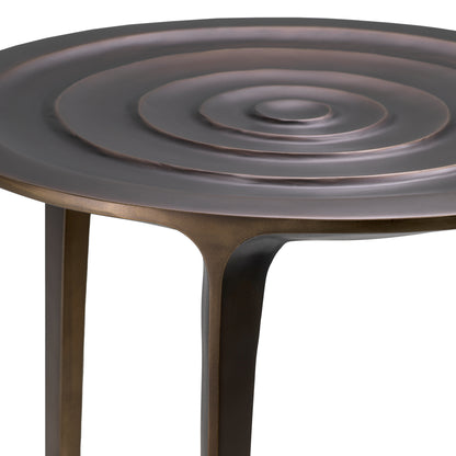 Bronze Cast Side Table Granito | Cabothousefurniture.com