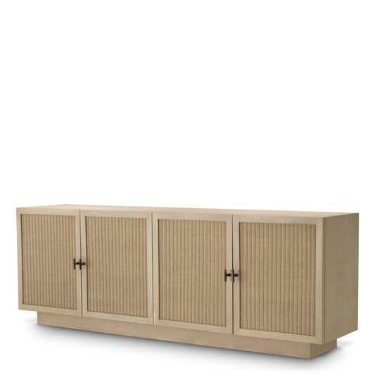 Oak 4-Door Dresser Borchard | Cabothousefurniture.com