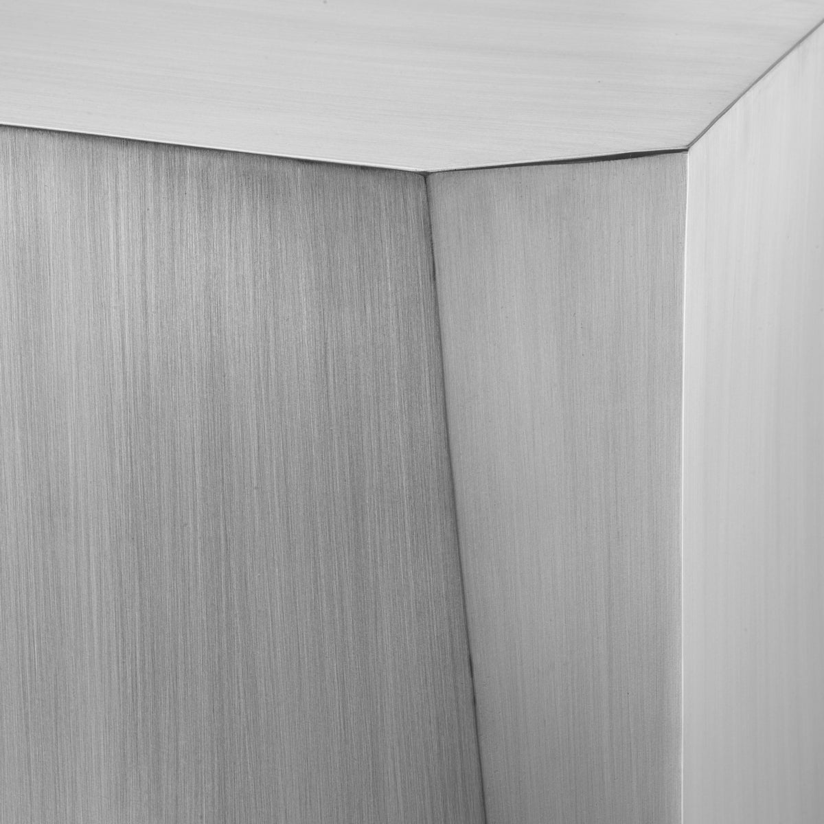 Brushed Steel Side Table Ramiro | Cabothousefurniture.com