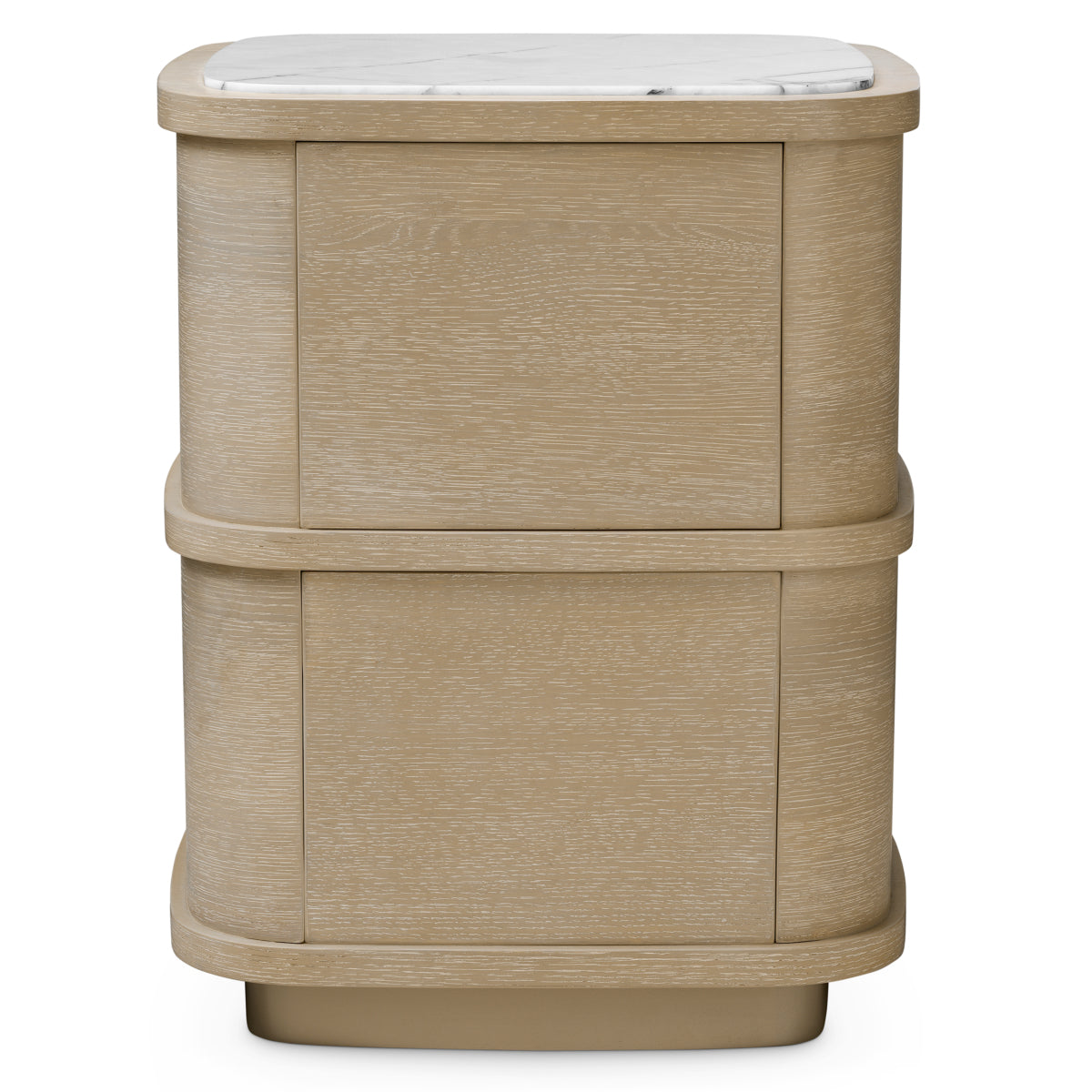 2-Drawer Oak Nightstand S Cabana | Cabothousefurniture.com