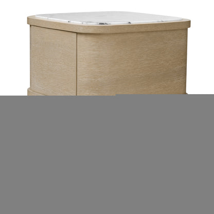 2-Drawer Oak Nightstand S Cabana | Cabothousefurniture.com