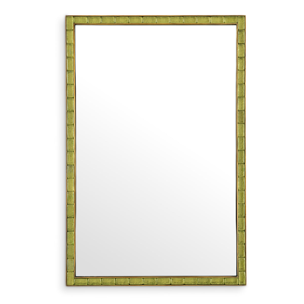 Vintage Brass Mirror Torino | Cabothousefurniture.com