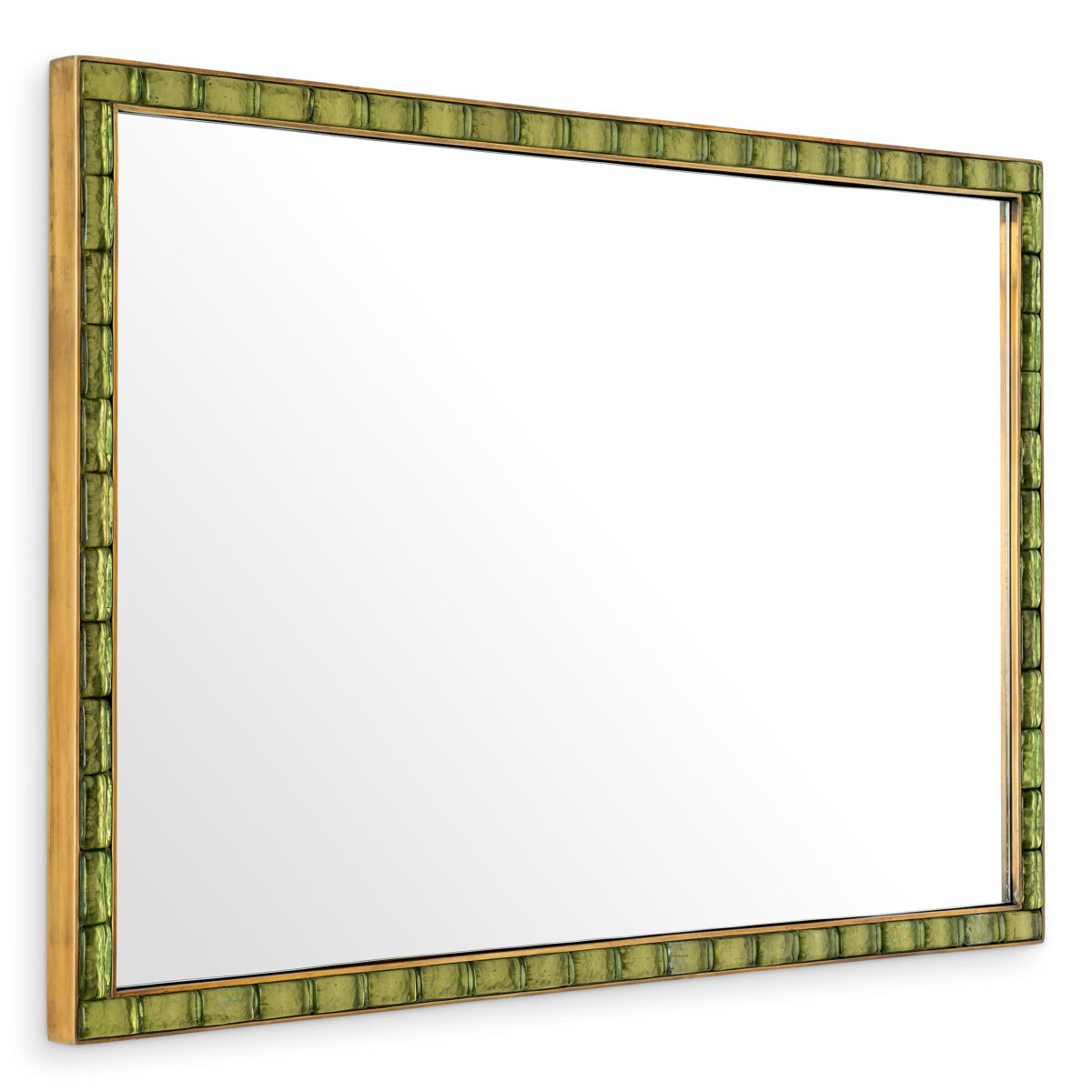 Vintage Brass Mirror Torino | Cabothousefurniture.com
