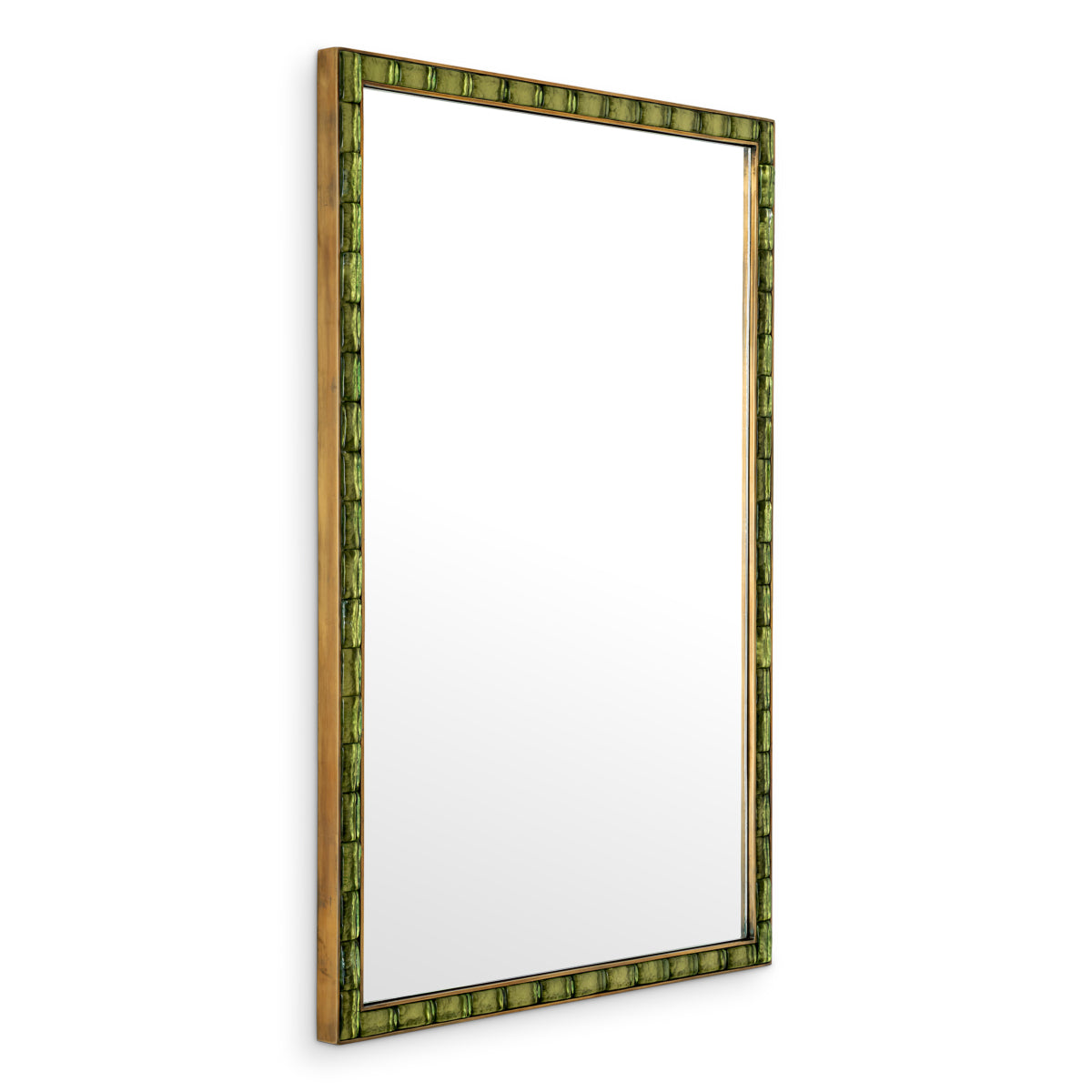 Vintage Brass Mirror Torino | Cabothousefurniture.com