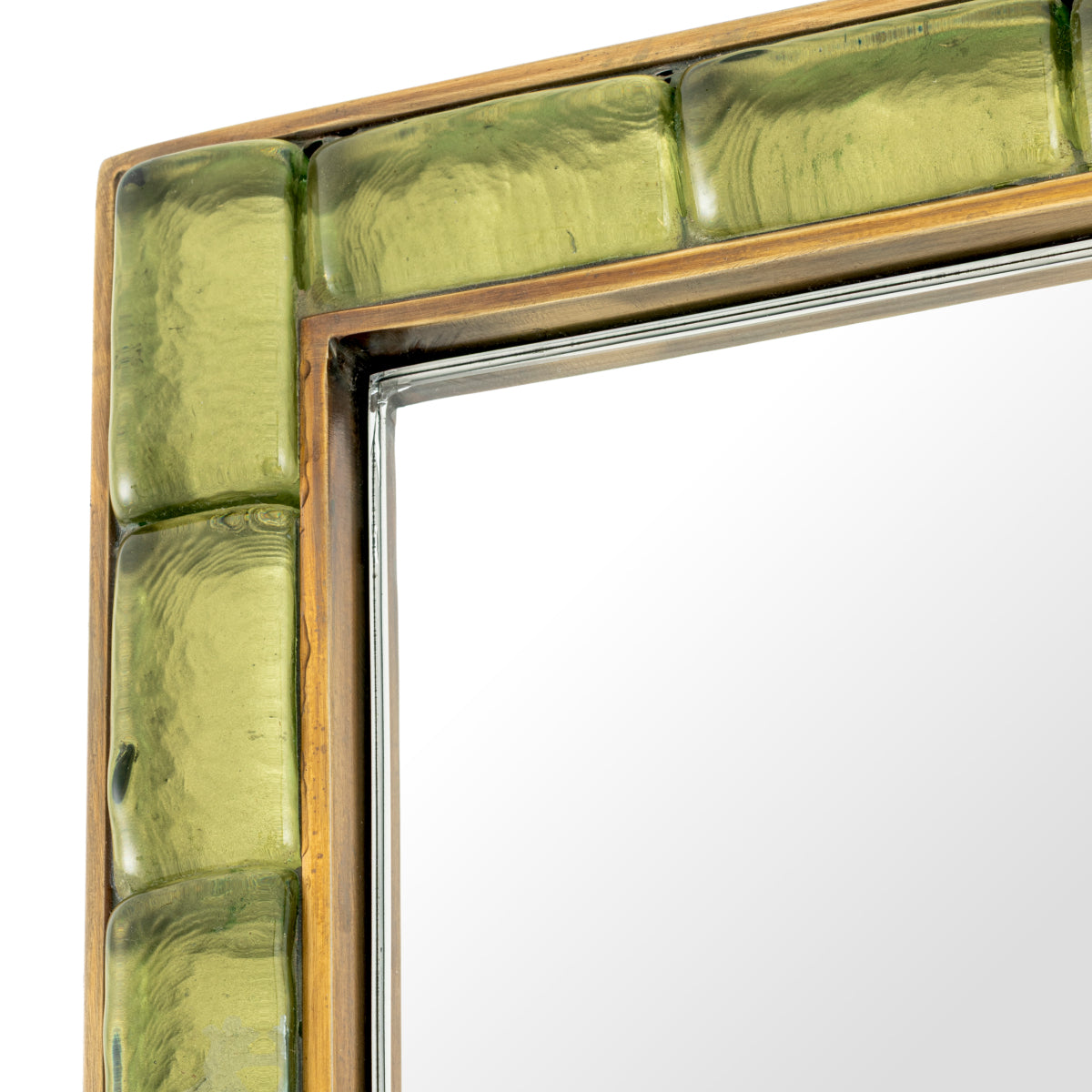 Vintage Brass Mirror Torino | Cabothousefurniture.com