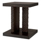 Oak Veneer Side Table Bravon | Cabothousefurniture.com