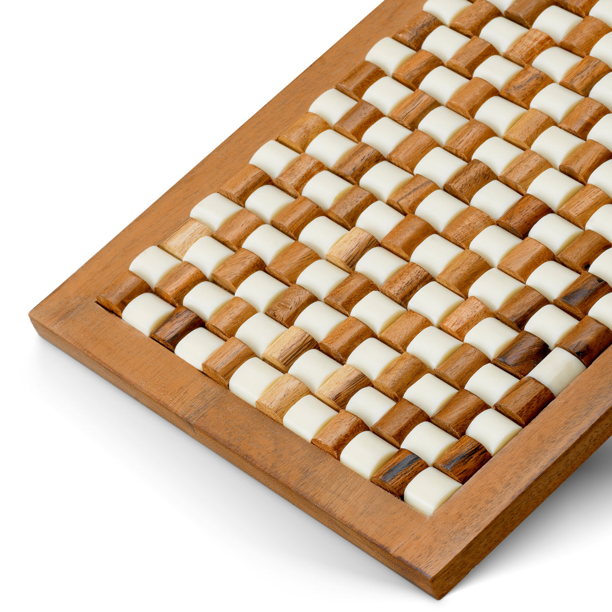 White Brown Wooden Box Cavendish | Cabothousefurniture.com