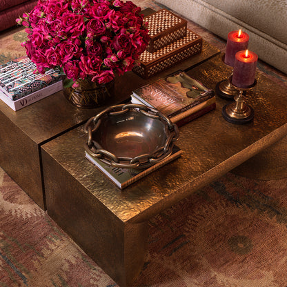 White Brown Wooden Box Cavendish | Cabothousefurniture.com