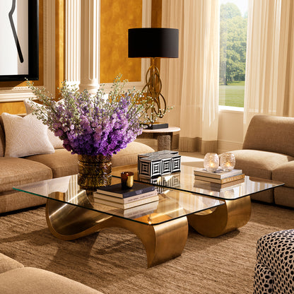 Copper Glass Vase Loxley | Cabothousefurniture.com