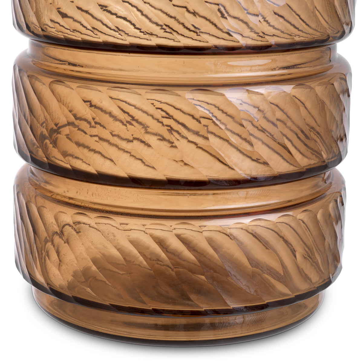 Copper Glass Vase Loxley | Cabothousefurniture.com