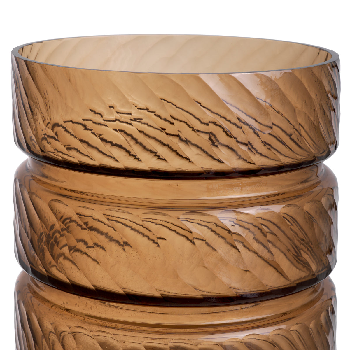 Copper Glass Vase Loxley | Cabothousefurniture.com