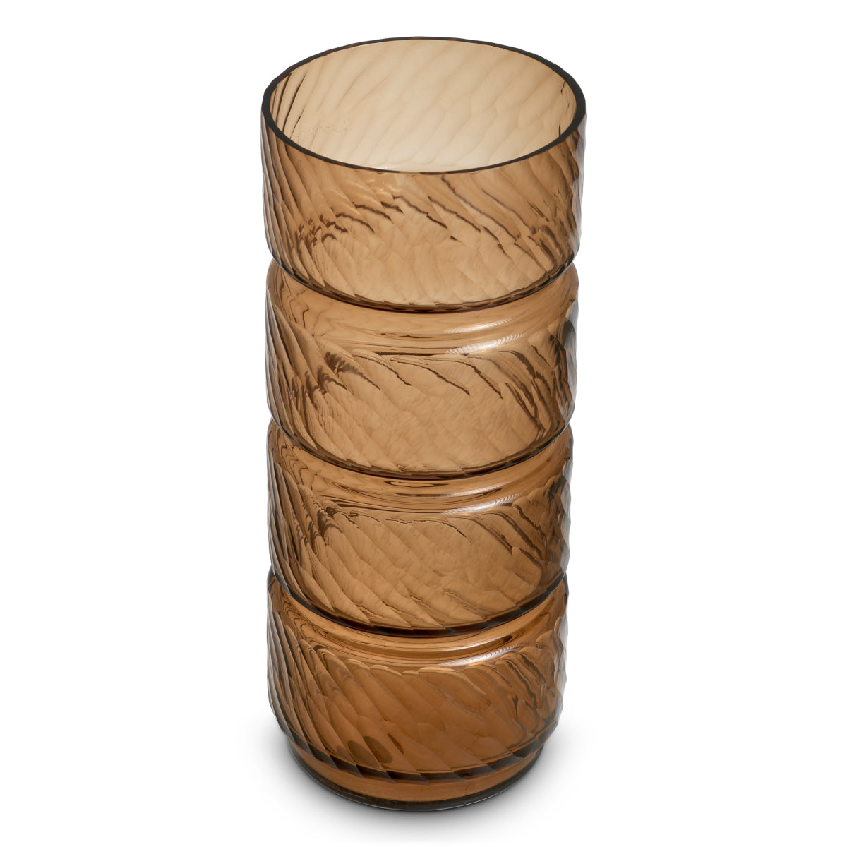 Copper Glass Vase Loxley | Cabothousefurniture.com