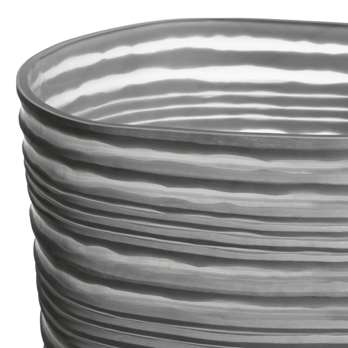 Gray Glass Vase Ashby | Cabothousefurniture.com