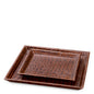 Croco Leather Trays (2) Scaleo | Cabothousefurniture.com