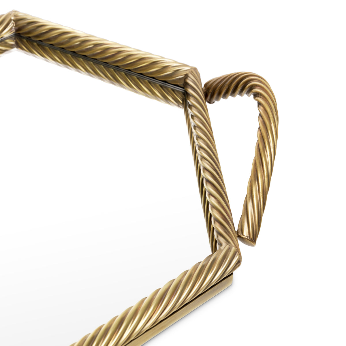 Hexagonal Mirrored Tray Salvi | Cabothousefurniture.com