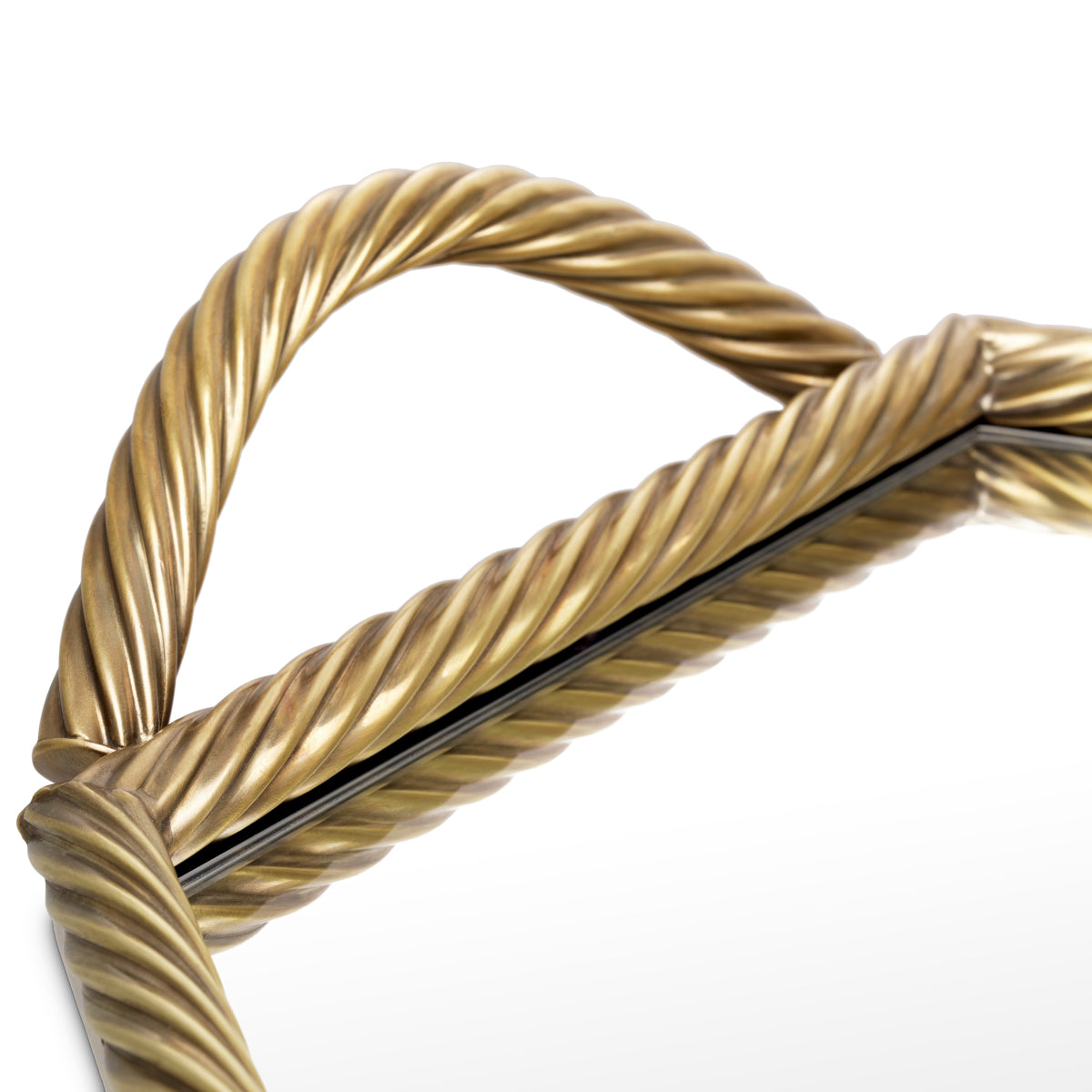 Hexagonal Mirrored Tray Salvi | Cabothousefurniture.com