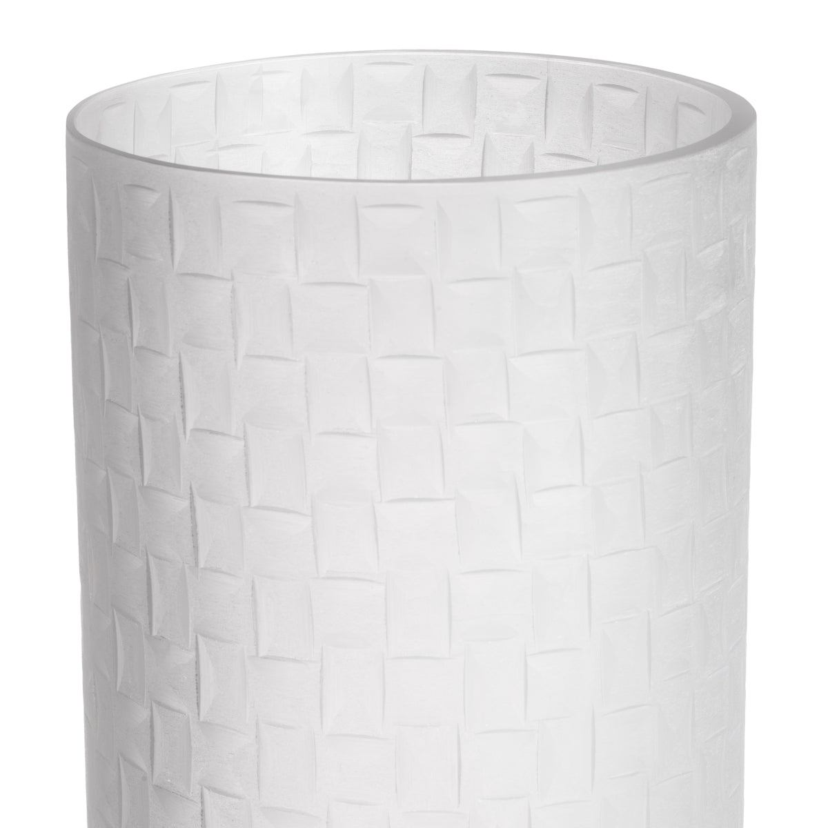 Frosted Glass Vase Calista | Cabothousefurniture.com