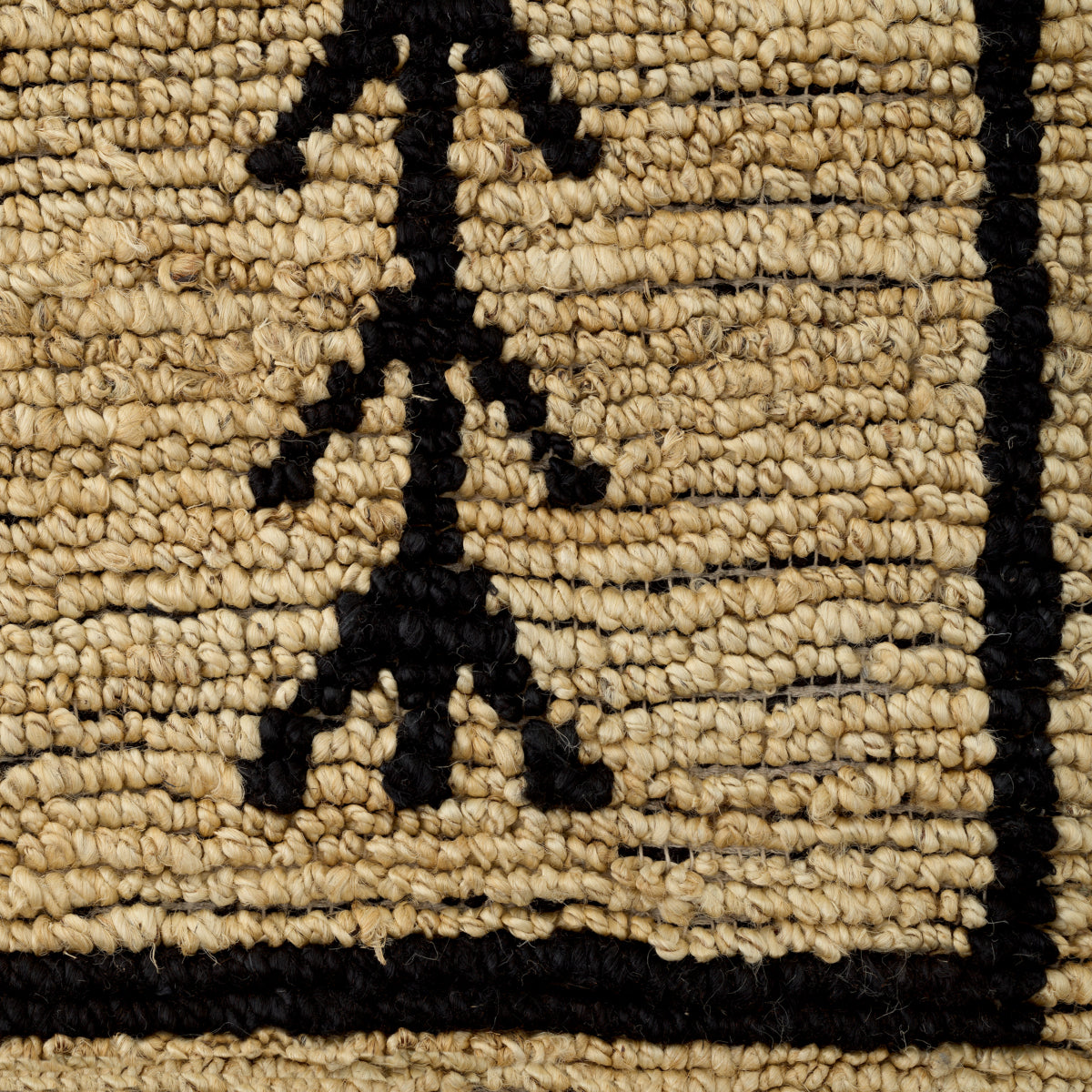 Beige Black Carpet Thornfield | Cabothousefurniture.com