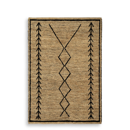 Beige Black Carpet Thornfield | Cabothousefurniture.com