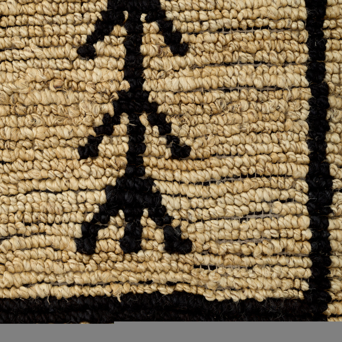Beige Black Carpet Thornfield | Cabothousefurniture.com