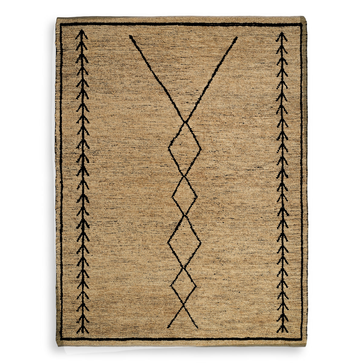 Beige Black Carpet Thornfield | Cabothousefurniture.com