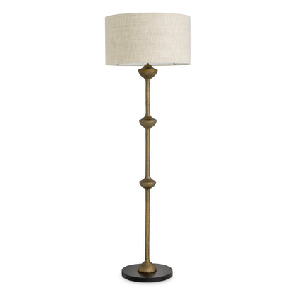 Vintage Brass Floor Lamp Lucente | Cabothousefurniture.com