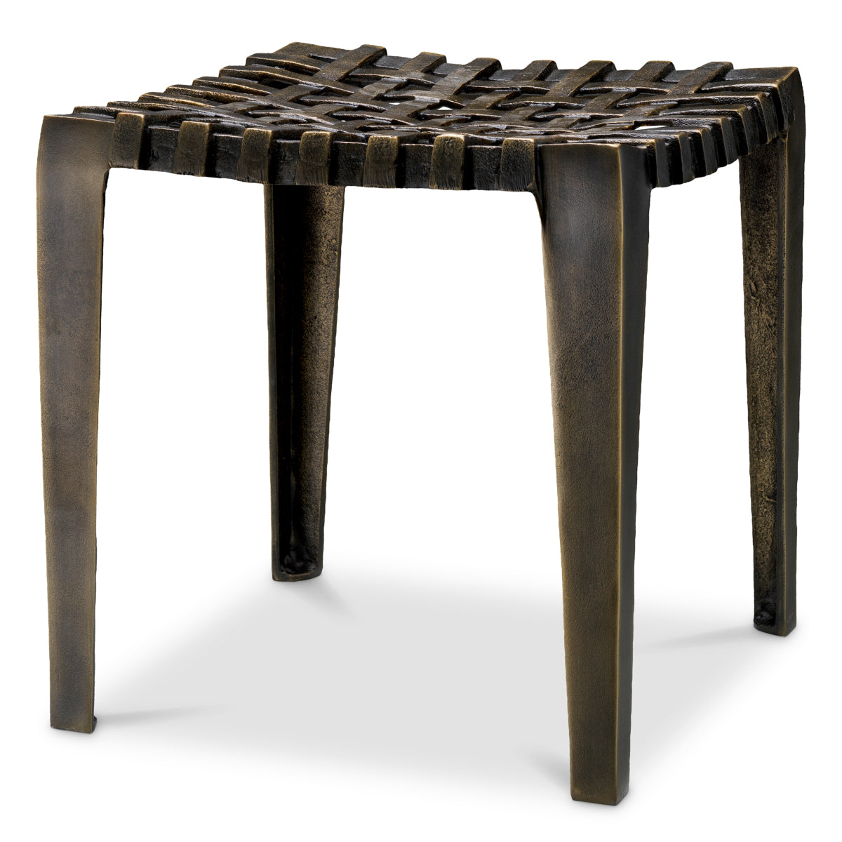 Antique Bronze Stool Blackwell | Cabothousefurniture.com