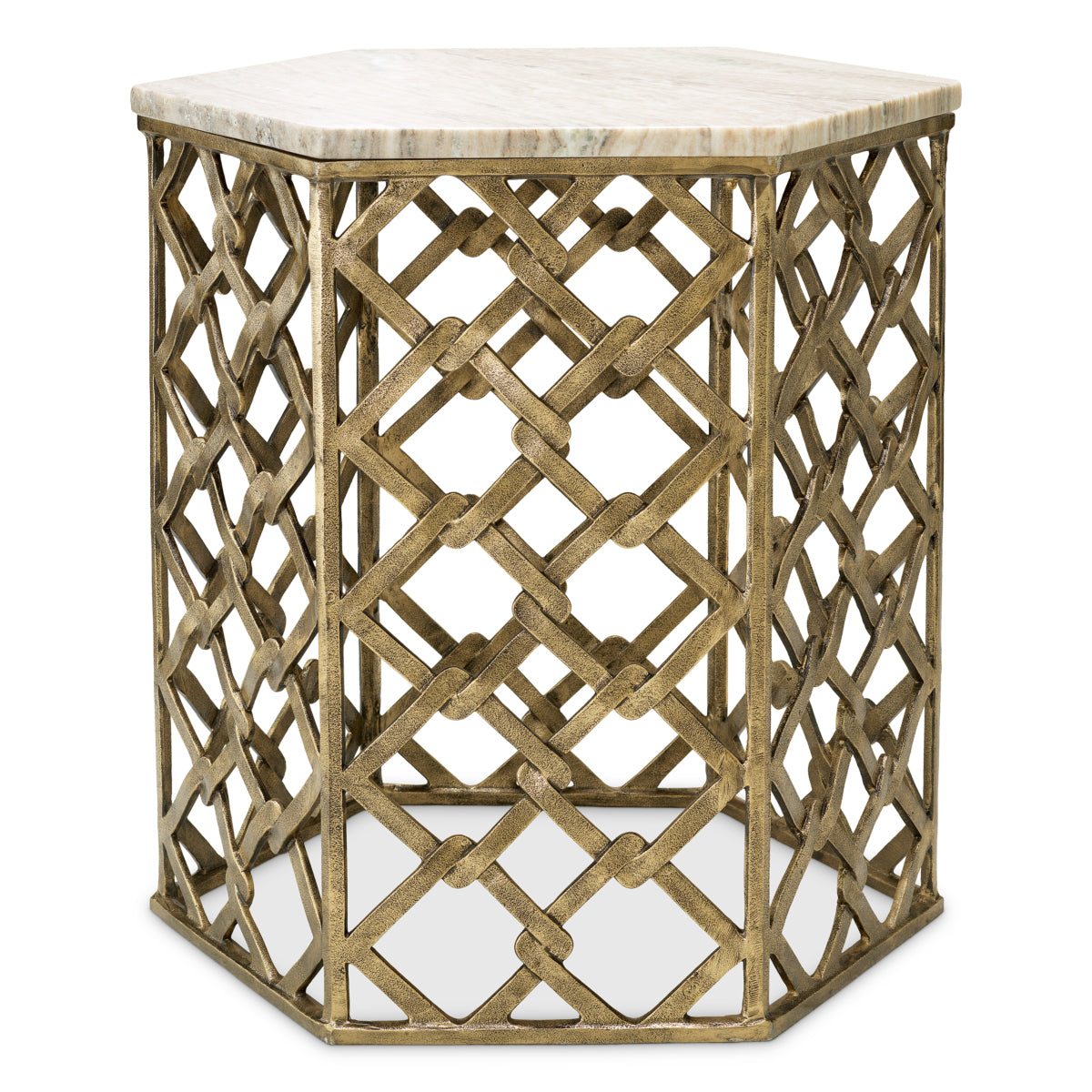 Marble Side Table Stratham | Cabothousefurniture.com