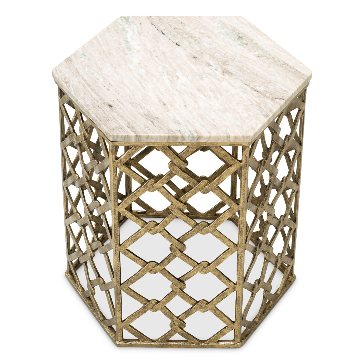 Marble Side Table Stratham | Cabothousefurniture.com