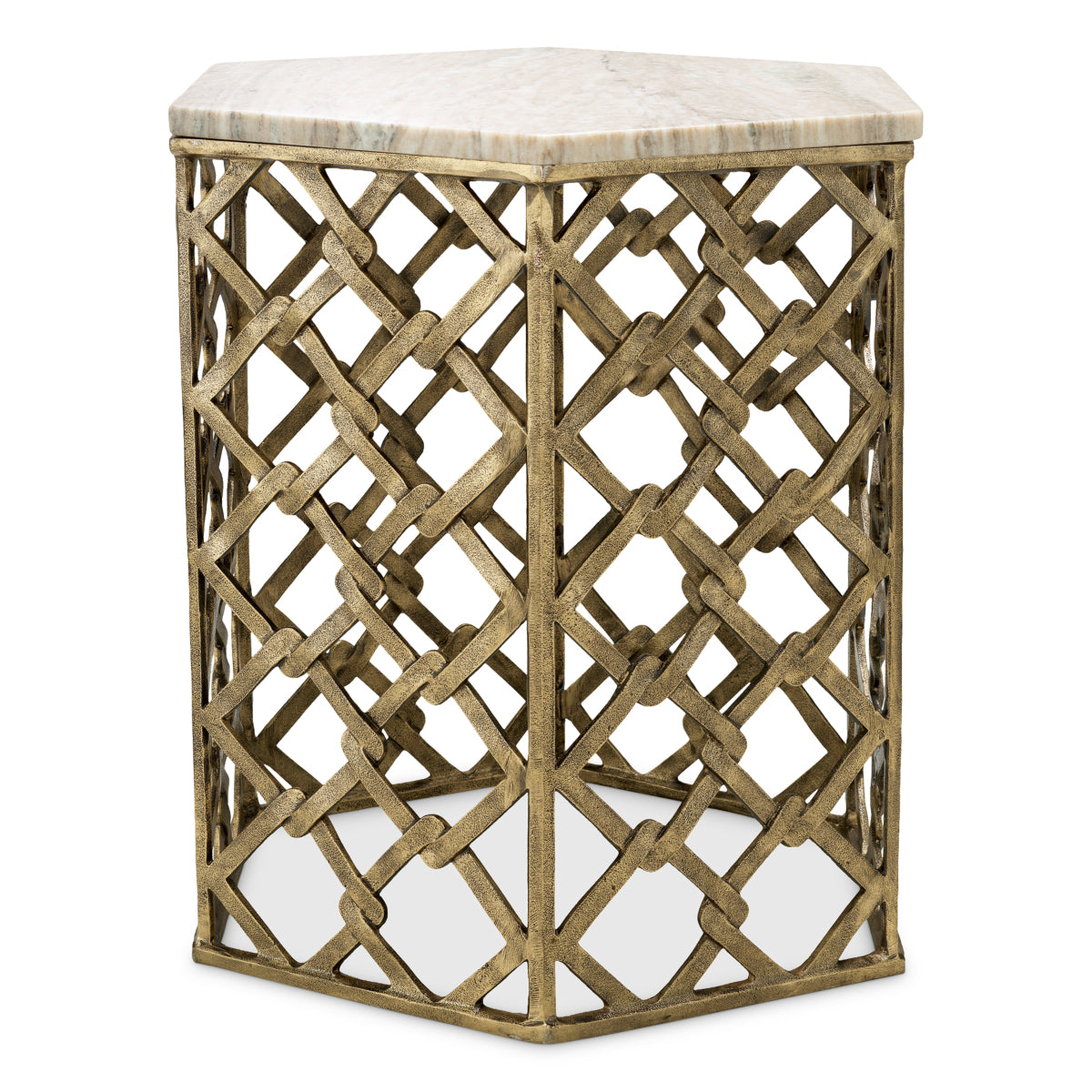 Marble Side Table Stratham | Cabothousefurniture.com