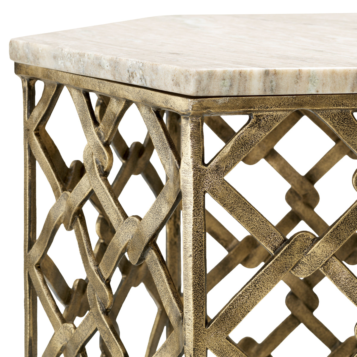 Marble Side Table Stratham | Cabothousefurniture.com