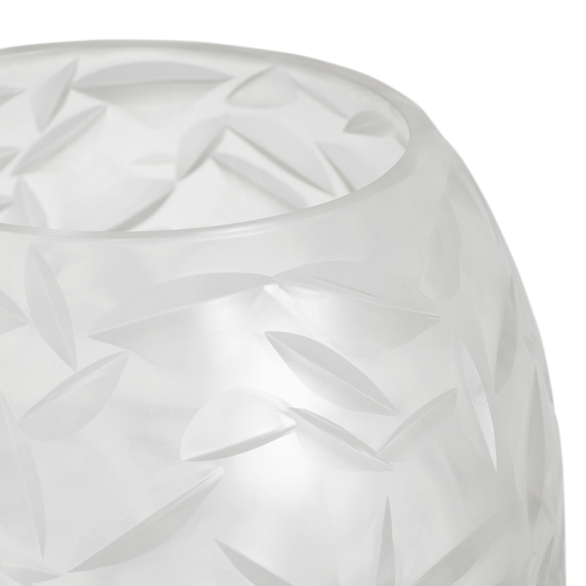 Handmade Glass Vase Hadleigh