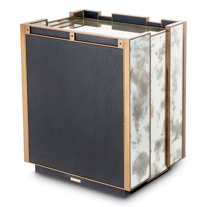 Brushed Brass Nightstand Nottingham | Cabothousefurniture.com