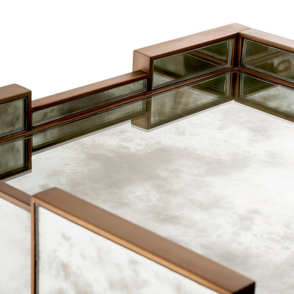 Brushed Brass Nightstand Nottingham | Cabothousefurniture.com