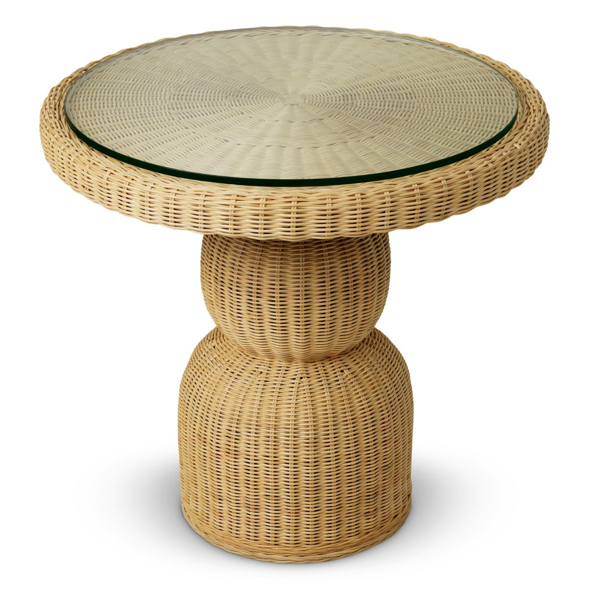 Natural Rattan Dining Table Tiago | Cabothousefurniture.com