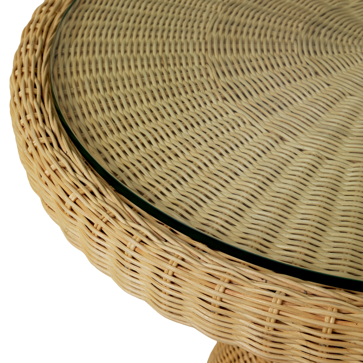 Natural Rattan Dining Table Tiago | Cabothousefurniture.com