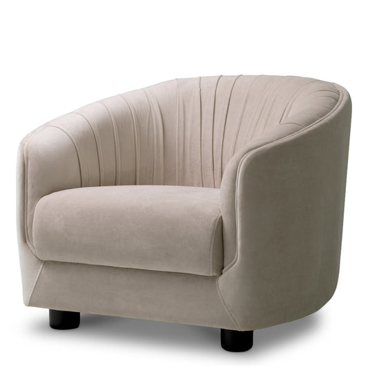 Pleated Lounge Chair Jameson | Cabothousefurniture.com