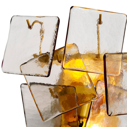 Smoked Glass Wall Lamp Biltmore