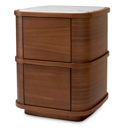 2-Drawer Oak Nightstand S Cabana | Cabothousefurniture.com