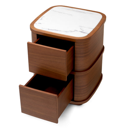2-Drawer Oak Nightstand S Cabana | Cabothousefurniture.com