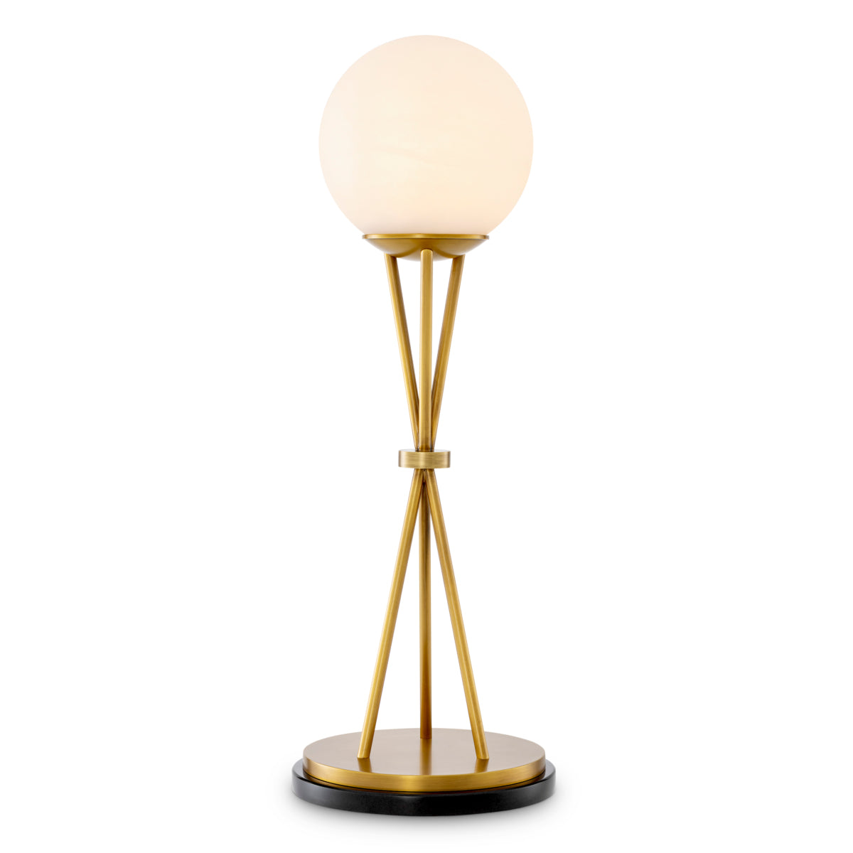 Gold Alabaster Table Lamp Izzy | Cabothousefurniture.com