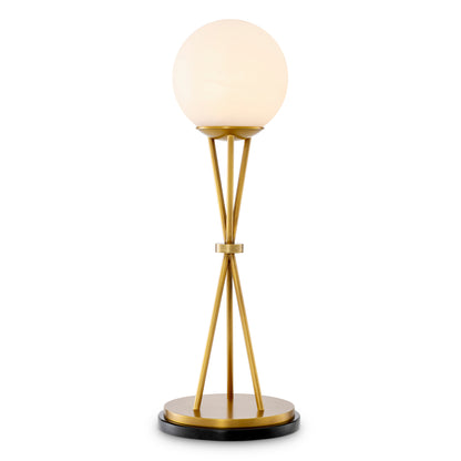 Gold Alabaster Table Lamp Izzy | Cabothousefurniture.com