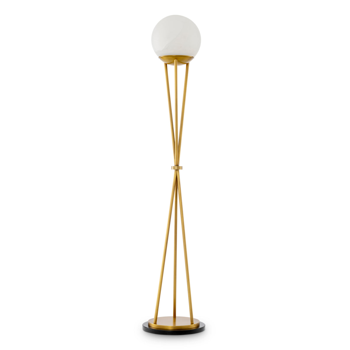 Gold Alabaster Floor Lamp Izzy | Cabothousefurniture.com