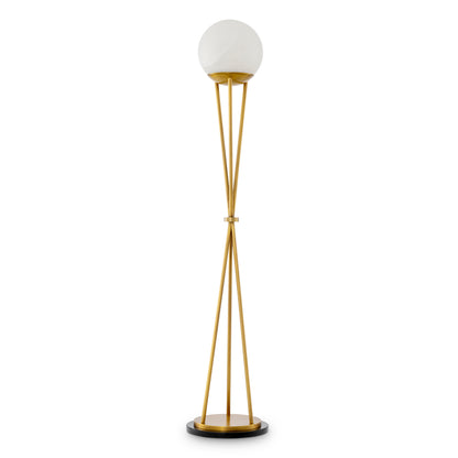 Gold Alabaster Floor Lamp Izzy | Cabothousefurniture.com