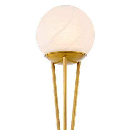 Gold Alabaster Floor Lamp Izzy | Cabothousefurniture.com
